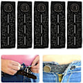 Miniatyrbilde 1 av 4: 5 stk Justerbare Elastiske Midjeforlengere Midjebånd Knapper Forlenger For Lmell Jeans Bukser Bukser Gave