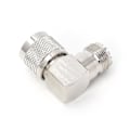 Miniatyrbilde 2 av 5: UHF PL259 Hannkontakt til SO239 Hunnkontakt 90 Grader Vinkel RF Adapterkontakt