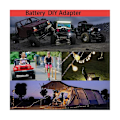 Miniatyrbild 3 av 5: Batteriadapter med inbyggd säkringsbrytare 30A Säkringar Set Power Wheel Adapter för Milwauke 18V till Doc