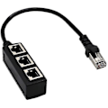 Miniatyrbilde 1 av 2: Nettverk 1 til 3 Ethernet-overføring, nettverkskabelsplitter, Ethernet én til tre forlengelseslinje