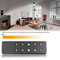 Miniatyrbild 3 av 5: LED-dimmerströmbrytare 2.4G Trådlös RF Fjärrkontroll Dimbar Tryckbrytare Smart Wifi Dimmer för LED-lampa Ljus