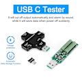 Pikkukuva 5 / 5: USB-C-testaaja, 2-in-1 Type C USB-testaaja värillisellä IPS-näytöllä, digitaalinen multimetri, jännite, virta, teho, lämpötila, latausohjelman kanssa