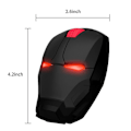 Pikkukuva 2 / 3: Iron Man Bluetooth Langaton Hiiri Tietokonepelien Hiiret Super Sankari Hiiri