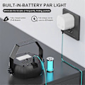 Miniatyrbillede 4 af 5: Stroboskoplys Jul, Stroboskoplys Fjernbetjening RGB 10W Trådløs LED Stroboskoplys til Scene Dans Bryllup