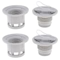 Miniatyrbillede 2 af 5: 2 Pak Universal Luftventil Adapter Oppustelig Båd Tender Raft Dinghy Kajak Kano Udskiftningsdele