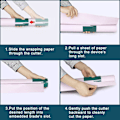 Miniatyrbilde 2 av 5: Innpakningspapirkutter, innpakningspapirtrimmer DIY håndlaget kutter papir kutting verktøy, julegave ferie innpakningspapirkutter