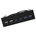 Miniatyrbillede 4 af 5: USB 3.0 + USB 2.0 19PIN HD Audio Forlænger Frontpanel