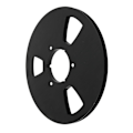 Miniatyrbilde 5 av 5: Tomt båndspolereplacement 10 tommer åpen spole opptakspole for Ampex Grand Master 456 lydspoler for 1/4 tommers bånd svart
