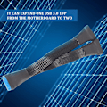 Pikkukuva 3 / 5: Emolevä USB3.0 19-nastainen 20-nastainen 1-2 virransyöttökaapeli 12CM