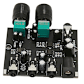 Miniatyrbillede 2 af 5: 2 Indgange 2 Udgange Lydmixer Professionel Volumenkontrol Lav Støj Stabil 2 Vejs Stereo Lydmixer