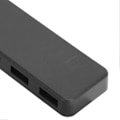 Pikkukuva 5 / 5: USB 3.0 4-portinen Hub 5Gbps Nopea 4-in-1 Suojaustoiminto USB-jakaja Kotimatkailuun Toimistoon Ulkotiloihin