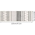 Miniatyrbild 2 av 5: Mjuk Tvättad Köksmatta Modern Super Mjuk Badmatta Dammtät Matta för Sovrum Vardagsrum Inomhus Dörrmatta (40x120cm)
