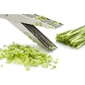 Miniatyrbillede 3 af 5: Rustfrit Stål Urtesaks - 5 Blade Multi-Saks med Rengøringskam