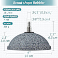 Miniatyrbilde 4 av 5: Akvarium 10cm Luftsten Bobler Diffuser Utgivelsesverktøy For Luftpumper Fiskekummer Bøtter Dammer Og Tanker Dwc-2 Pakk