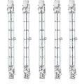 Miniatyrbilde 1 av 4: 5 stk Dimmbare R7s 118mm 300w Halogen Pære Lyspære AC 220-240v 3100lm Lineær Halogen Flomlys For Landskapsbelysning, Sikkerhet, Gatebelysning