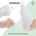 Miniatyrbillede 3 af 5: Bambus træningssokker, unisex, usynlige ankelsokker, lave usynlige slip-in sokker, multipakke afslappet sokker til sneakers, loafers og bådsko