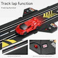Miniatyrbild 3 av 5: Vägbanespår racing leksak för barn dubbel stor bana 8-10 år gammal pojke elektrisk fjärrstyrd bil