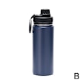 Miniatyrbillede 1 af 5: 600ml Sports Space Vandflaske 304 Rustfrit Stål Kop Hjem Kontor Sport Udendørs Termisk Termisk Flaske Te Vand Kaffe Kop