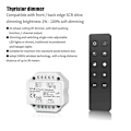 Miniatyrbild 4 av 5: LED-dimmerströmbrytare 2.4G Trådlös RF Fjärrkontroll Dimbar Tryckbrytare Smart Wifi Dimmer för LED-lampa Ljus