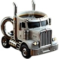 Miniatyrbillede 1 af 5: Håndlavet Lastbil Kaffe Kops, 11 oz Semi-trailer Formet Keramik Kaffe Kops, Semi-trailer Kaffe Kops White