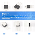 Miniatyrbillede 4 af 5: BTA41-600B 600V 40A Siliciumstyret Likretter Standard Triac