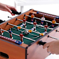 Miniatyrbillede 2 af 4: Hot 6 stk. 32 mm Sort Hvid Fodbold Til Underholdning Fleksibel Trænet Afslappet Børn Lille Fodbold Mini Bordfodboldbolde