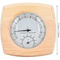 Miniatyrbillede 5 af 5: Træ Sauna Termometer Hygrometer Termometer Hygrometer Sauna Rum Gran Dial Hygrometer Termometer