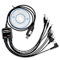 Pikkukuva 1 / 5: USB-ohjelmointijohto AXU4100 Icom Walkie Talkie -radiolle, auton radiolle ja CD-ohjelmistolle