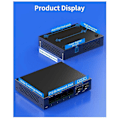 Miniatyrbillede 5 af 5: 2.5Gb Switch 4 Port 2.5G Ustyret Netværksswitch med 2 Port 10GbE SFP+ Slot Hjem Setup Ethernet S