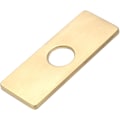Miniatyrbilde 1 av 5: Rektangulær Kranbeskytter for Rustfritt Stål Orifice Badvaskkraner - Utbytteplate (Gull)