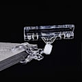 Miniatyrbild 5 av 5: 25-pack Plastroterande Skyltklämmor Varuklämmor Displayklämmor Stativ, Transparent