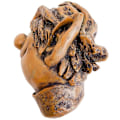 Miniatyrbillede 3 af 5: Havefigur af Polyresin i Form af en Havealfe, der Klemmer et Træ - Havepynt til Hjemmet