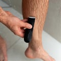 Miniatyrbillede 2 af 5: Trimmer til mænd Udskiftelige keramiske blade Vandtæt våd/tør skridt- og kropsshaver Groomer, B