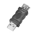 Miniatyrbilde 3 av 5: Firewire IEEE 1394 6-pins Hunn F til USB Hunn Adapter Konverter Plugg (hs)