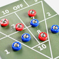 Miniatyrbillede 3 af 3: 24 stk. Mini Shuffleboard Bordplade Ruller Kugler Shuffleboard Curling Udskiftningstilbehør