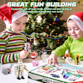 Miniatyrbilde 2 av 5: Julekalender 2024, 24 Dagers Lekefigur Byggeklosser Nedtellingskalender, Gutter Julekalender Overraskelsesgave