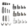 Miniatyrbild 1 av 3: 24-pack Metalliska Blixtlåsskydd, Insättningsnål, Blixtlåsstopp, Tillbehör, Plugg, Blixtlåsreparationssats för Kläder, Hem-DIY (Blandade Färger, Storlek 3/5/8/10)