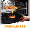 Miniatyrbilde 3 av 5: 4 stk Ovnmatter Mikrobølgeovnmatter Glassfiber Høytemperaturbestandig Non-Stick Grillmatter 4 pcs