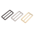 Miniatyrbild 2 av 4: 2 Tums Glidande Webband Rem Tri Glide Spännen Zink Legering Tri-glide Knappar Fästen 10st(silver)