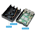 Miniatyrbillede 4 af 5: Til 5B Shell 5BE Radiator Aluminium Stribet Rille Shell med Ventilator