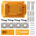 Miniatyrbild 1 av 5: Batteriutbytes Plastfodral för DeWalt 20V DCB201,DCB203,DCB204,DCB200 18V Li-Ion Batteri Skydd Delar för 3A 4A 5A