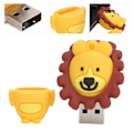 Miniatyrbillede 4 af 5: USB-stik med tegneseriemotiv - Hukommelsesnøgle, bærbar lagerenhed til Windows / OS X 16 GB