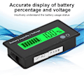 Miniatyrbillede 3 af 3: GY-6D PCB HTN Lyd-lys Alarm Batterikapacitetsmonitor Indikator Display 12-84V (Grønt Lys)