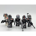 Miniatyrbillede 1 af 4: 5 STK Corey KT1047 Planet Series Hunter Echo Destroyer Børne Samle Byggeklodser Minifigur Legetøj