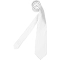 Miniatyrbilde 3 av 5: #Klassisk slips for menn, hvit, 8 cm#