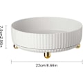 Miniatyrbillede 5 af 5: 2 stk. Drejelige Krydderiholdere, Multifunktionel Krydderistativ Til Køkkenopbevaring Og Organisation | Drejelig Bakke Organiser Til Køkkenbordplader (3-d)