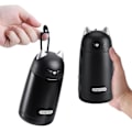 Miniatyrbild 3 av 5: 330 ml Termosmugg Kattformad Flask Vatten Kaffe Drycker Varm Kopp Rostfritt Stål Resa Sport Svart