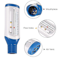 Miniatyrbild 4 av 4: Bärbar personlig spirometer toppflöde - Exspiratoriskt flödesmätare - Spirometri lungfunktion