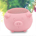 Miniatyrbild 2 av 3: Söt Pig Mini Trådlös Bluetooth 5.0 Högtalare Inbyggd Mikrofon för Hemresor/Utgående (Rosa)