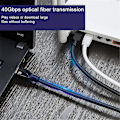 Miniatyrbilde 5 av 5: RJ45 Ethernet-kontaktdeler 1 til 3 stikkontakter Internettkabel 5 6 7 Adapter